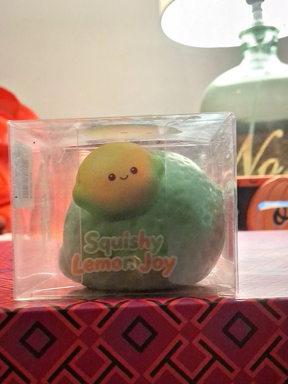 Squishy Lemon Joy Squishy Toy in Green & Yellow